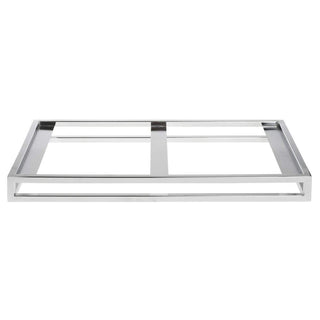 Cerve Collection Chrome Full Size Housing - 2"H by HUBERT – Metal, Grey