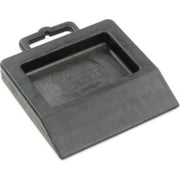 Industrial Products Hard Rubber Pallet Jack Stop by Wesco – 14.5"L x 11.5"W x 2"H, Rubber, Black, Model 272949