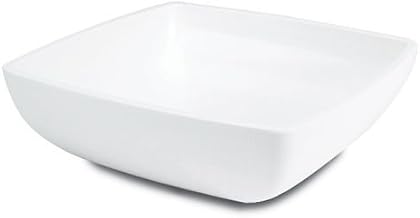 DELFIN BSQ-12ME-020 6 Qt. White Square Metro Bowl