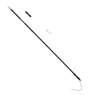 Antennas CB Antenna Silver Load FGT Series 3FT Fiberglass Whip Antenna AM|FM Ready-Black by Wilson – 3 Foot, Black, Model 305-483