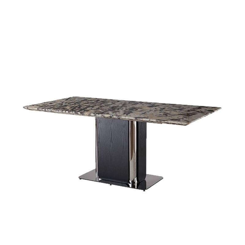 Mesa De Jantar Fashion Marble Dining Table Home Villa Restaurant Diner Table by JOYNOW – 180x80x75cm, One Color, Model 8524