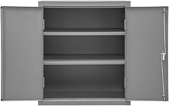 Durham 16 Gauge Welded Steel Industrial Duty Strength Storage Cabinet, 2503-2S-95,2 Adjustable Shelves