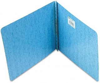 ACCO Brands Acco Presstex Report Cover, Prong Clip, Letter, 2" Capacity, Light Blue - (Pack of 25)