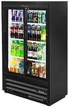 TRUE GDM-36SSL-56-HC-LD Two Section Convenience Store Cooler, Glass Door Merchandiser with Sliding Glass Doors