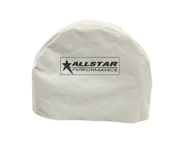 Tire Cover for 12in Wide Wheel by Allstar Performance – Vinyl, White, Model ALL44257