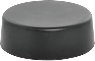 HUBERT Round Black Display Riser - 6"Dia x 2"H
