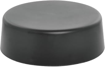 HUBERT Round Black Display Riser - 6"Dia x 2"H