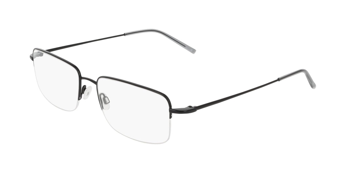 Black 53/18/145 MAN Eyewear Frame by Flexon – 53/18/145, Metal, Black, Model FLX812PMAG-SET