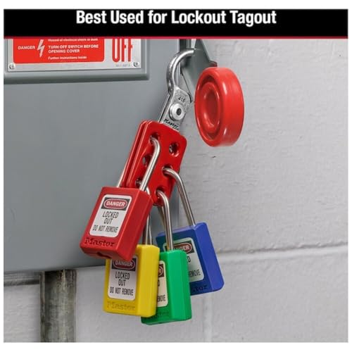 Master Lock 1" Inside Jaw Diameter / 1 / Red Devices