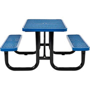 Global Industrial Blue / 48" L x 62" W x 29.5" H / Industrial Picnic Tables