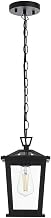Cayman One Light Outdoor Pendant Black