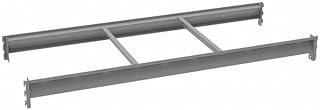 Tennsco BPB-60-24 Welded Steel Bulk Storage Deck Level, 3800 lbs Capacity, 60" Width x 24" Depth, Gray