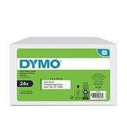 DYMO 24 Rolls / Small Mailing Address / White Address Labels