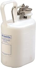 Justrite Disposal Can,1 Gal.,White,Polyethylene