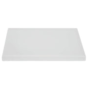 Cerve Collection White Melamine Replacement Top for Rectangular Riser - 10 1/2"L x 6 2/5"W by HUBERT – Melamine, White, Model 94697