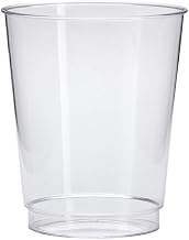 WNA T8T Comet Plastic Tumbler, 8 oz., Clear, Tall (Case of 500)