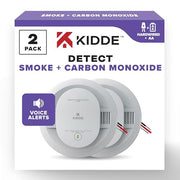 Kidde 2 Pack / White / 9th Edition Combination Smoke & Carbon Monoxide Detectors