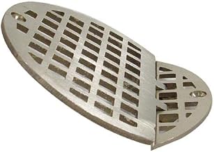 Franklin - 102-1153 - Hinged 5 1/2 in Round Brass Floor Drain Strainer