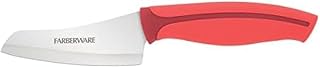 Farberware Precise Slice Santoku Parer Knife, 3.5 Inch, Red