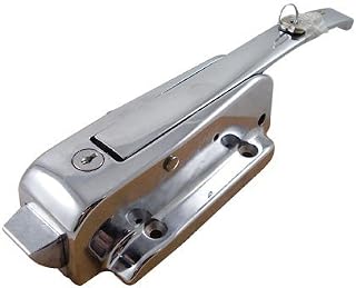 Kason K56C-C02 Walk-In Safety Chrome Latch with Key (Latch Only, No Strike)