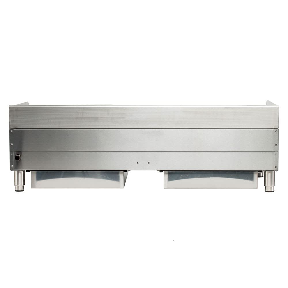 Food Equipment Countertop 48" S/S Radiant Gas Charbroiler by Globe – Stainless Steel, Model GCB48G-SR