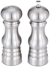 American Metalcraft PMSS62 Pepper Mill, Salt & Pepper Set, Stainless Steel, 6" H, One Set