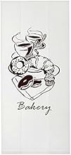 Bakery Bag Grease-Proof 4 lb HDPE Graphic - 5" L x 3" D x 11" H 1000 Per Case
