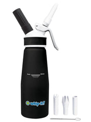 1/2 L Accent - Black by Whip-It! – 1/2 L, Rubber, Black, Model COMINHKPR115078
