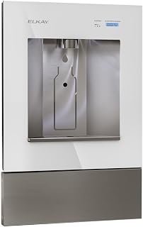 Elkay Liv Pro LBWDC00WHC Built-in Filtered Water Dispenser | Electric Powered, NSF/ANSI Certified, Sensor Activated, Reduces Lead & Microplastics, Aspen White, Non-Refrigerated