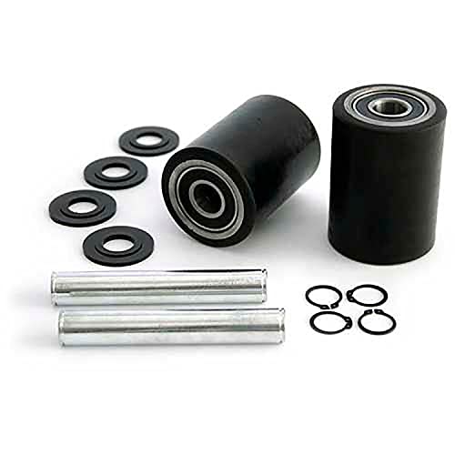 GPS Load Wheel Kit for Manual Pallet Jack by GPS - Generic Parts Service – Black, Model GWK-JETJ-LW**