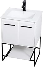 24 Inch Single Bathroom Vanity in White, 714573