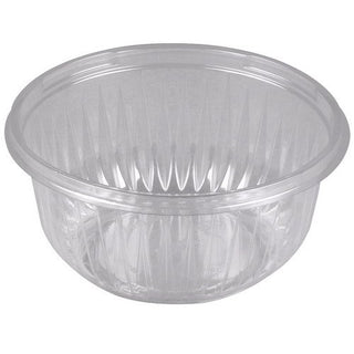 PresentaBowls PET Bulk Bowl Clear by Solo – 48.0 ounces, Polyethylene Terephthalate (PET), Clear, Pack of 252, Model PET48B