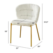 Best Quality Furniture Cream / Gold / Contemporary / 1 Fabric
