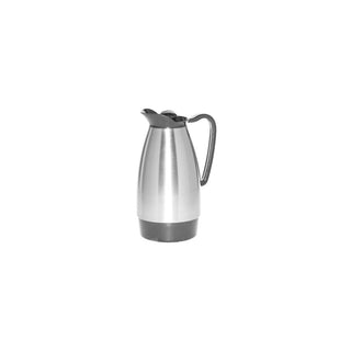 S/S Classic 1 Liter Insulated Carafe by Service Ideas – 1.0 liters, Stainless Steel, Pack of 6, Model CGCS10SS
