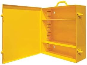 Durham 534AV-50 Wall Mount Spill Control Box, Yellow
