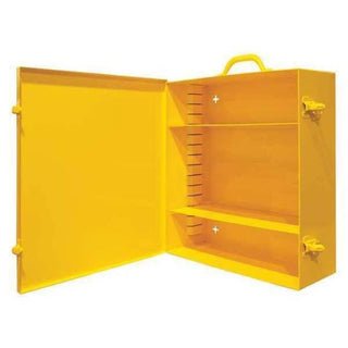 Wall Mount Spill Control Box by Durham – unt, Alloy Steel, Yellow, Model 534AV-50