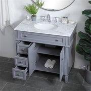 Elegant Decor 36" - Single / Gray,grey / Modern Wheel Care