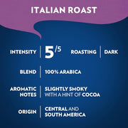 Lavazza Italian Roast Ground / 12 Ounce (Pack of 6) / Coffee Ground Coffee