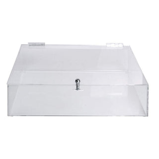 16 x 12 x 4 Flat Acrylic Display Case by AARCO DISPLAY PRODUCTS – Model 1461