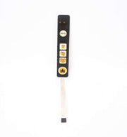 3 Button Membrane Switch Assembly by Silver King – Silver, Model 32034