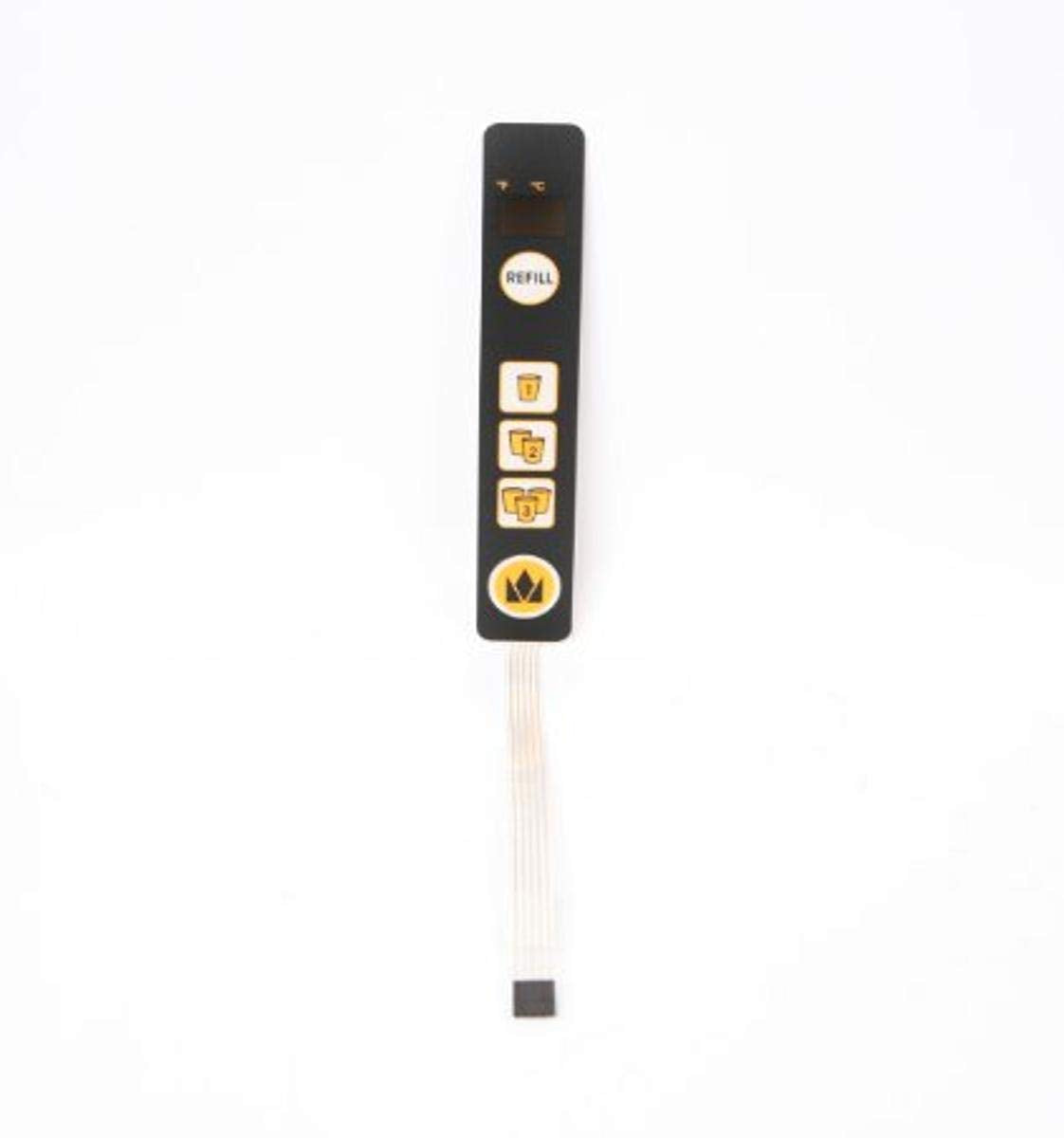 3 Button Membrane Switch Assembly by Silver King – Silver, Model 32034