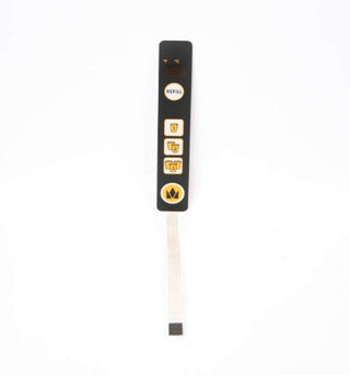 3 Button Membrane Switch Assembly by Silver King – Silver, Model 32034