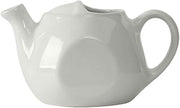 Tuxton BWT-1601 Vitrified China Tea Pot, Lidless, 16 oz, White (Pack of 12),
