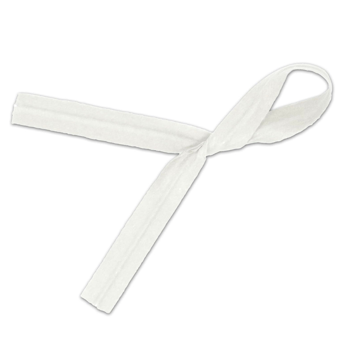 Paper Twist Ties by Box Partners – Paper/Wire, White, Model SHP-6748