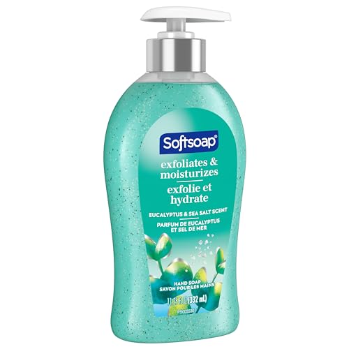 Softsoap Eucalyptus Sea Salt / 11.25 Fl Oz (Pack of 6) / Cooling Eucalyptus & Sea Salt Hand Wash