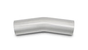 Tubing, Mandrel Bend, 15 degree, 304 Stainless Steel, Natural, 16 gauge, 4.00 in. Outside Diameter, 6.00 in. Centerline Radius, 5.00 in. x 5.00 in. Leg Length, each by Vibrant