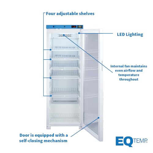 EQTemp Glass / Right Hand Door / 12.71 cubic_feet Lab Refrigerators