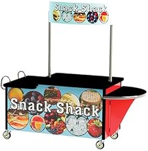 768 Breakfast/Snack Cart 84-1/2"W x 35-1/2"D x 80"H adjustable 39"W x 1