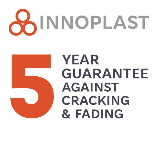 d 7" x 72" Bollard Cover Green - (Green Yellow Tape) by Innoplast – Polymer, Green Yellow Tape, Model BC772GRN-Y