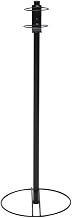 HUBERT Black Wire Hand Sanitizer Stand for Small Bottles - 12" Dia x 34" H